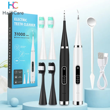Ultrasonic Electric Dental Teeth Whitening Calculus Scaler & Plaque Cleaner