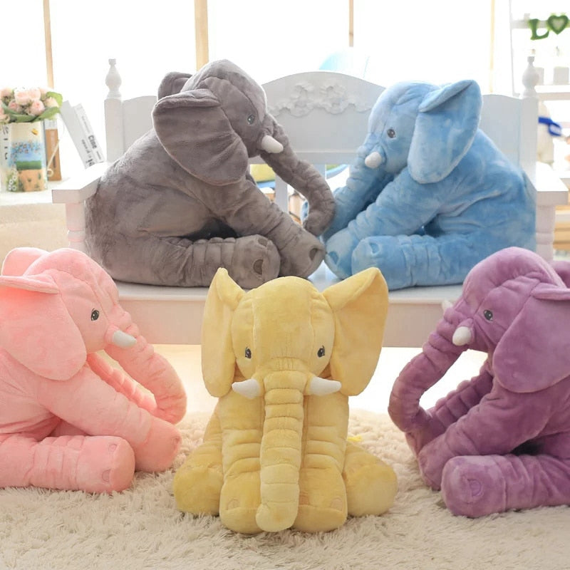 Plush Elephant Play Cushion
