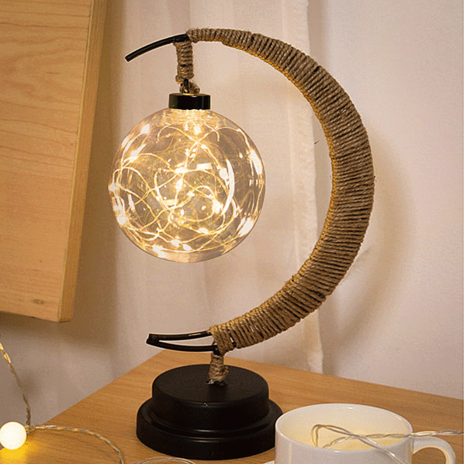 Enchanted Lunar Bedside Lamp