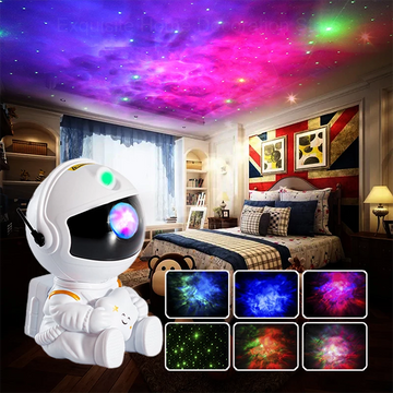 Astronaut Galaxy Projector Lamp Night Light For Home Kids