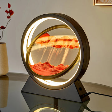 3D Hourglass Sand Motion LED lamp