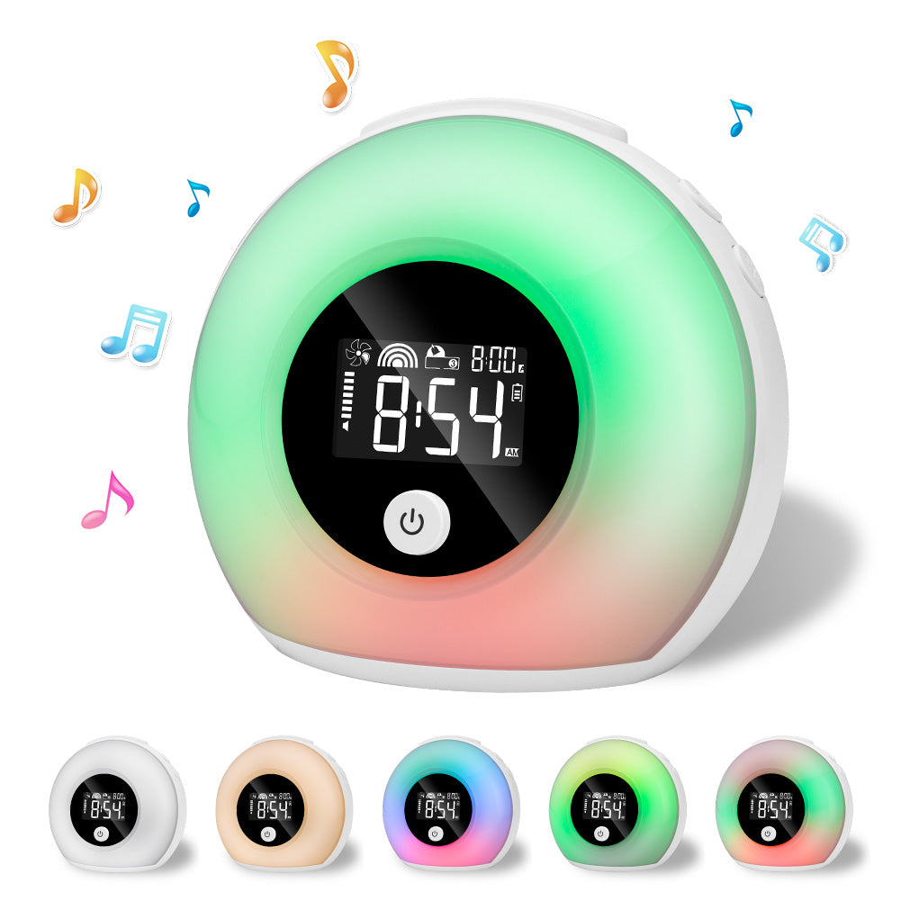 Bluetooth Colourful LED Speaker and Alarm Clock