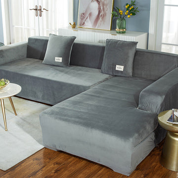 Plush Velvet Sofa Covers (1,2,3,4, L shaped seats)