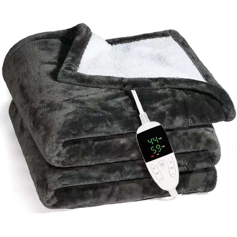 Flannel Sherpa Electric Blanket Heater
